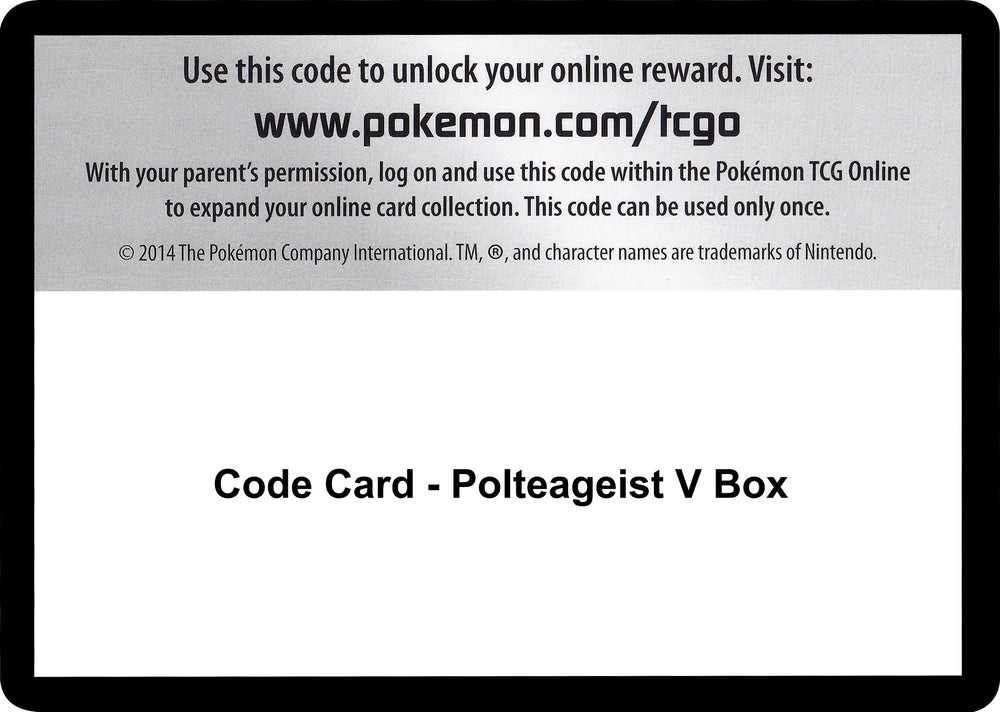 Image for Code Card - Polteageist V Box - Pokemon