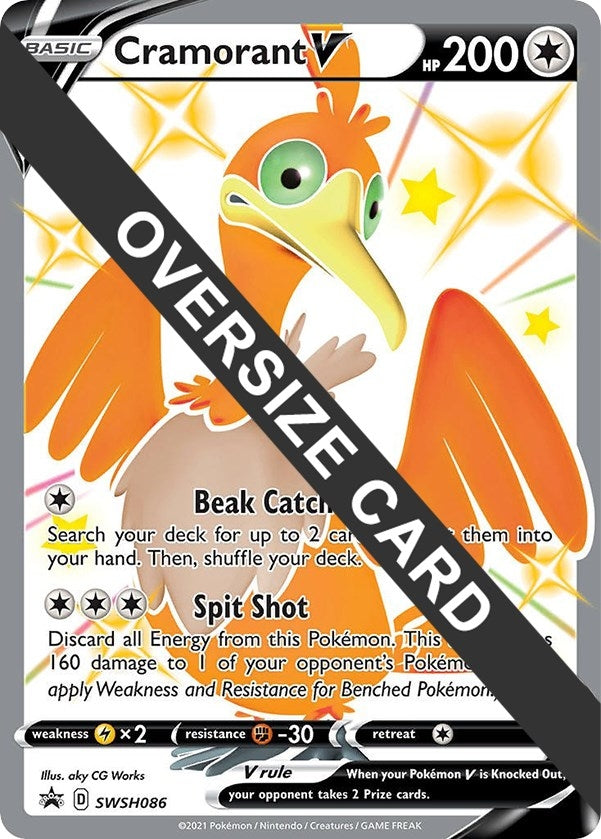 Image for Cramorant V (SWSH086) [Jumbo Cards]