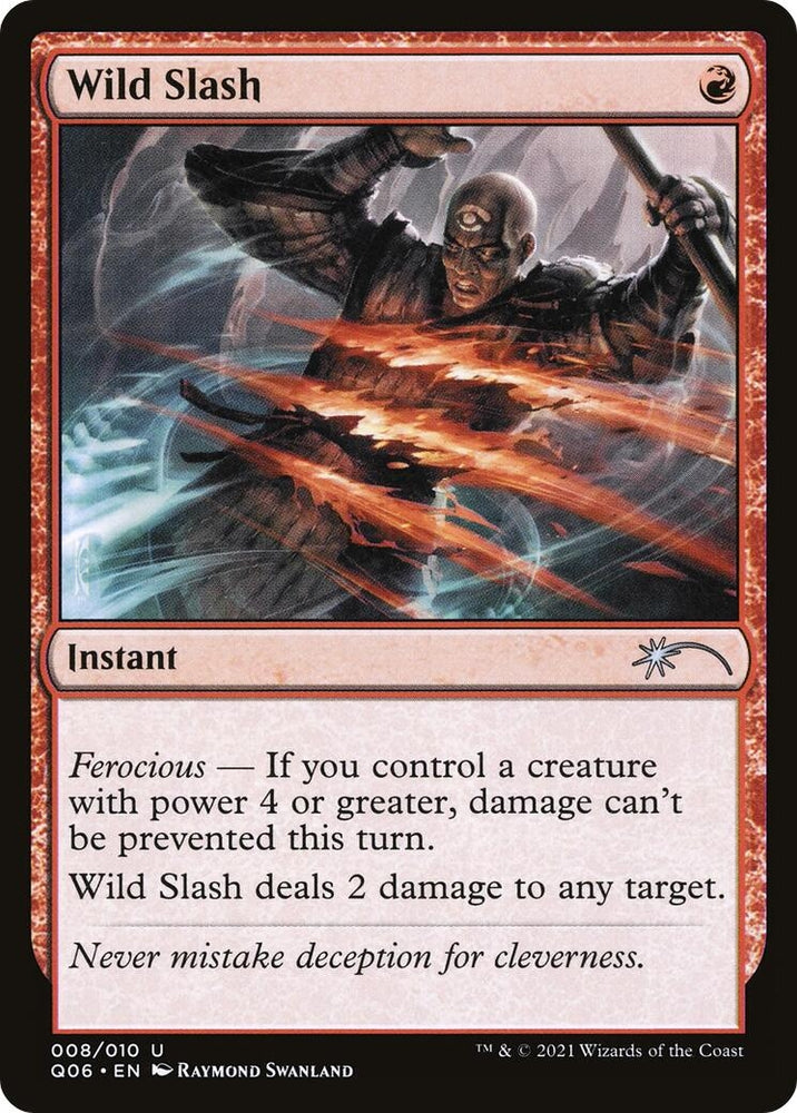 Image for Wild Slash (8) - Magic: The Gathering