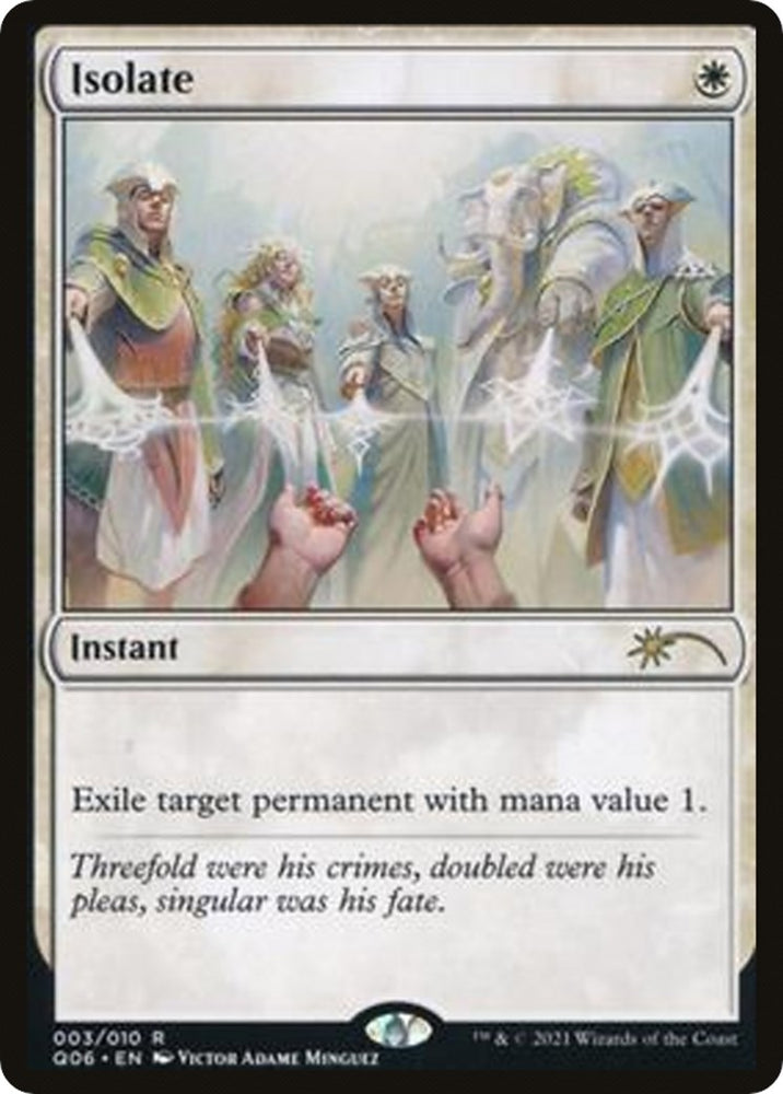Image for Isolate (3) [Unique and Miscellaneous Promos]