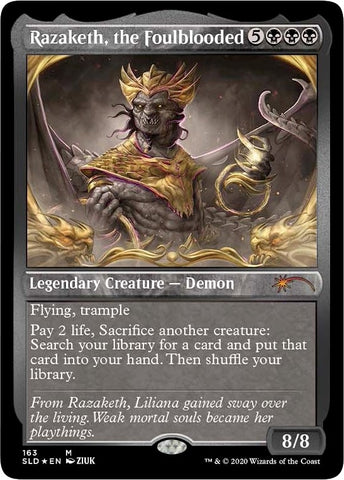 Image for Razaketh, the Foulblooded (Foil Etched) (163) [Secret Lair Drop Series]