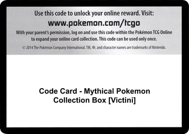 Image for Code Card - Mythical Pokemon Collection Box [Victini] - Pokemon