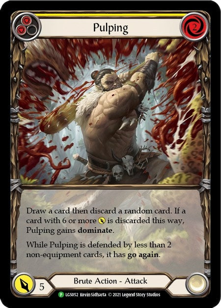 Image for Pulping (Yellow) - LGS052 (LGS052) (Flesh and Blood: Promo Cards) - Flesh and Blood TCG
