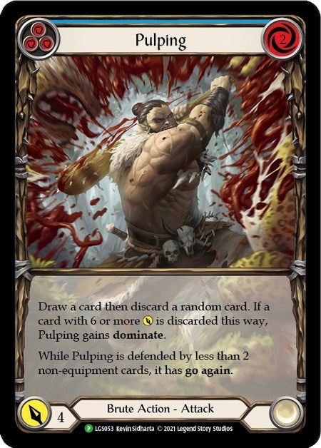 Image for Pulping (Blue) - LGS053 (LGS053) (Flesh and Blood: Promo Cards) - Flesh and Blood TCG