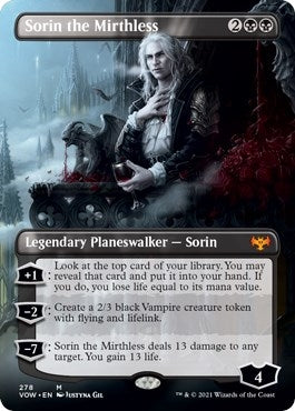 Image for Sorin the Mirthless (Borderless) (278) [Innistrad: Crimson Vow]