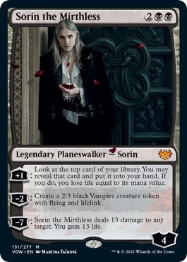 Image for Sorin the Mirthless (131) [Innistrad: Crimson Vow]