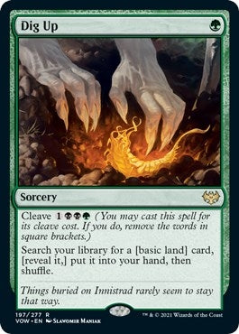 Image for Dig Up (197) [Innistrad: Crimson Vow]