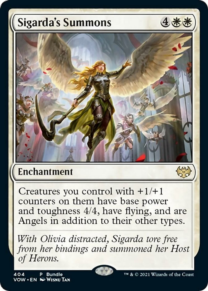 Image for Sigarda's Summons (VOW Bundle) (404) - Magic: The Gathering