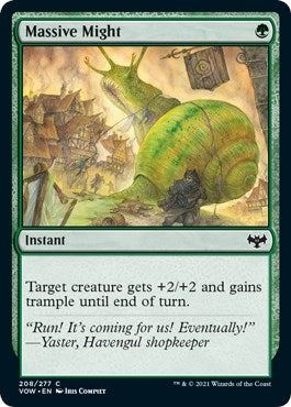 Image for Massive Might (208) [Innistrad: Crimson Vow]