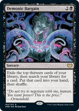 Image for Demonic Bargain (103) [Innistrad: Crimson Vow]