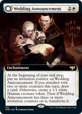 Image for Wedding Announcement (Extended Art) (355) [Innistrad: Crimson Vow]
