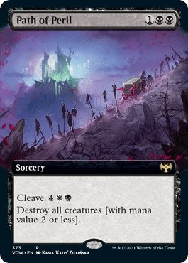 Image for Path of Peril (Extended Art) (373) [Innistrad: Crimson Vow]