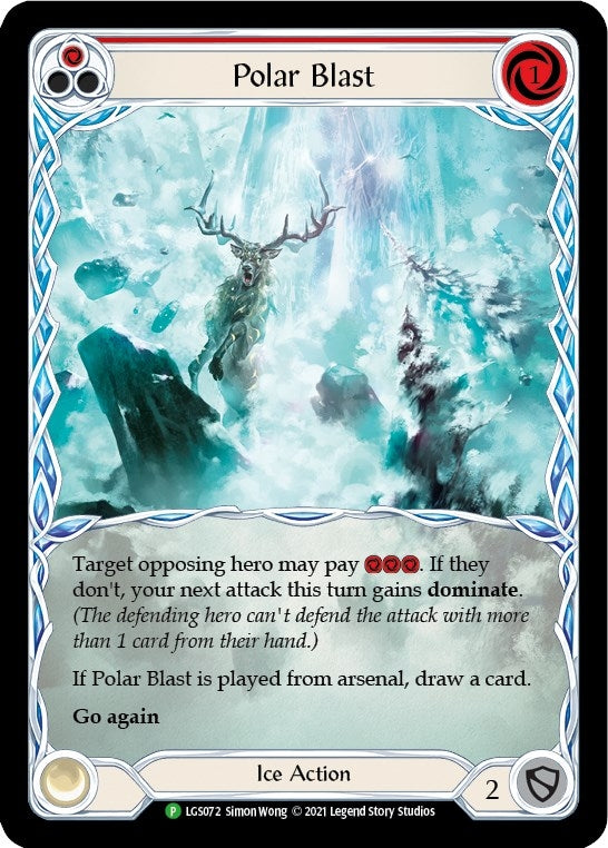 Image for Polar Blast (Red) - LGS072 (LGS072) (Flesh and Blood: Promo Cards) - Flesh and Blood TCG