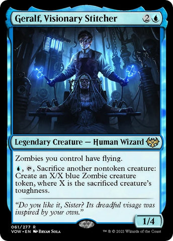 Image for Geralf, Visionary Stitcher (61) [Innistrad: Crimson Vow]