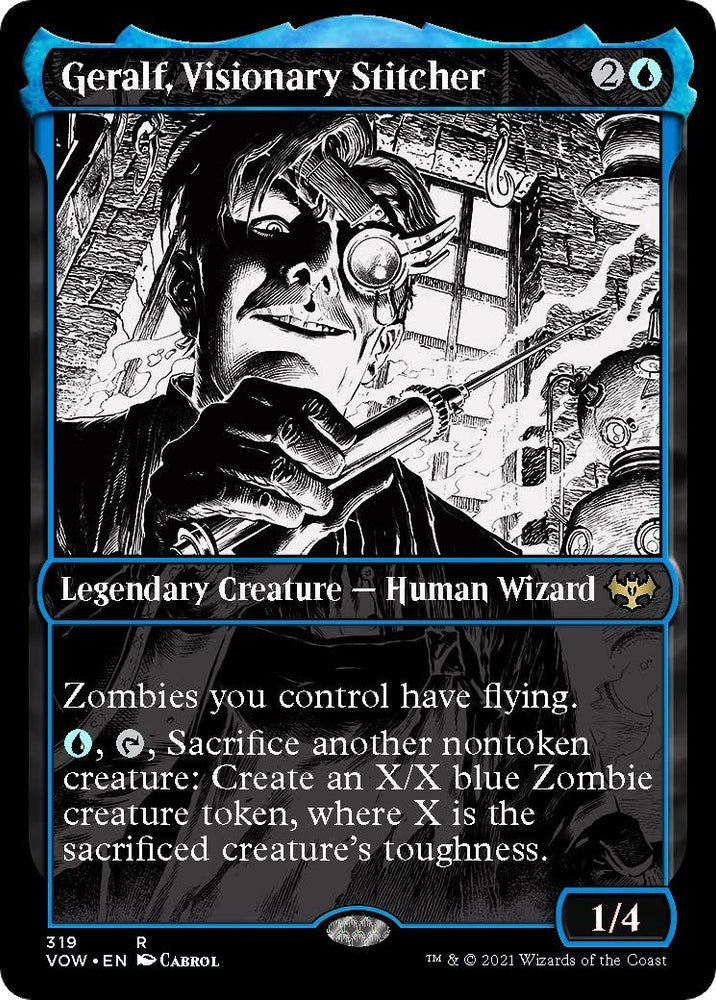 Image for Geralf, Visionary Stitcher (Showcase) (319) [Innistrad: Crimson Vow]