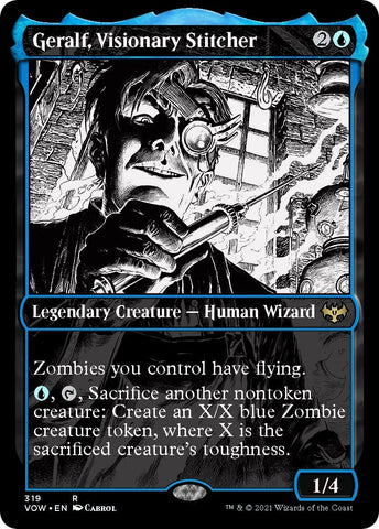 Image for Geralf, Visionary Stitcher (Showcase) (319) [Innistrad: Crimson Vow]
