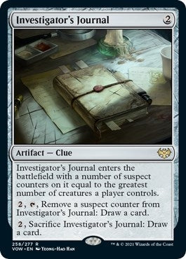 Image for Investigator's Journal (258) [Innistrad: Crimson Vow]