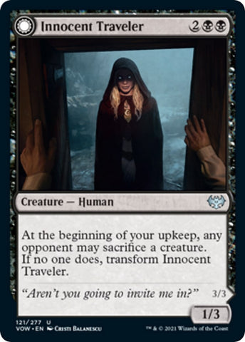 Image for Innocent Traveler (121) [Innistrad: Crimson Vow]