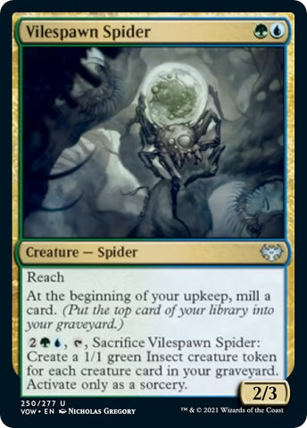 Image for Vilespawn Spider (250) [Innistrad: Crimson Vow]