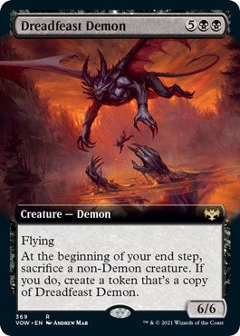Image for Dreadfeast Demon (Extended Art) (369) [Innistrad: Crimson Vow]