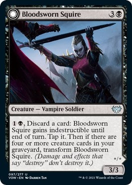 Image for Bloodsworn Squire (97) [Innistrad: Crimson Vow]