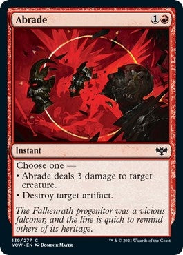 Image for Abrade (139) [Innistrad: Crimson Vow]