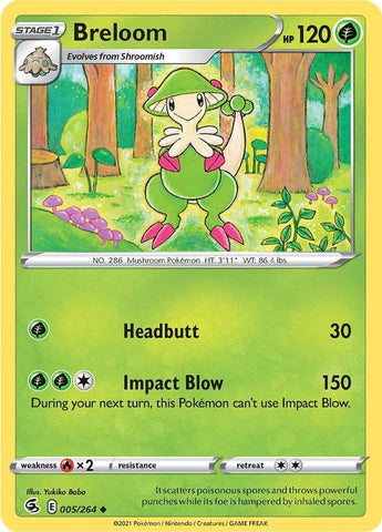 Image for Breloom (005/264) [SWSH08: Fusion Strike]
