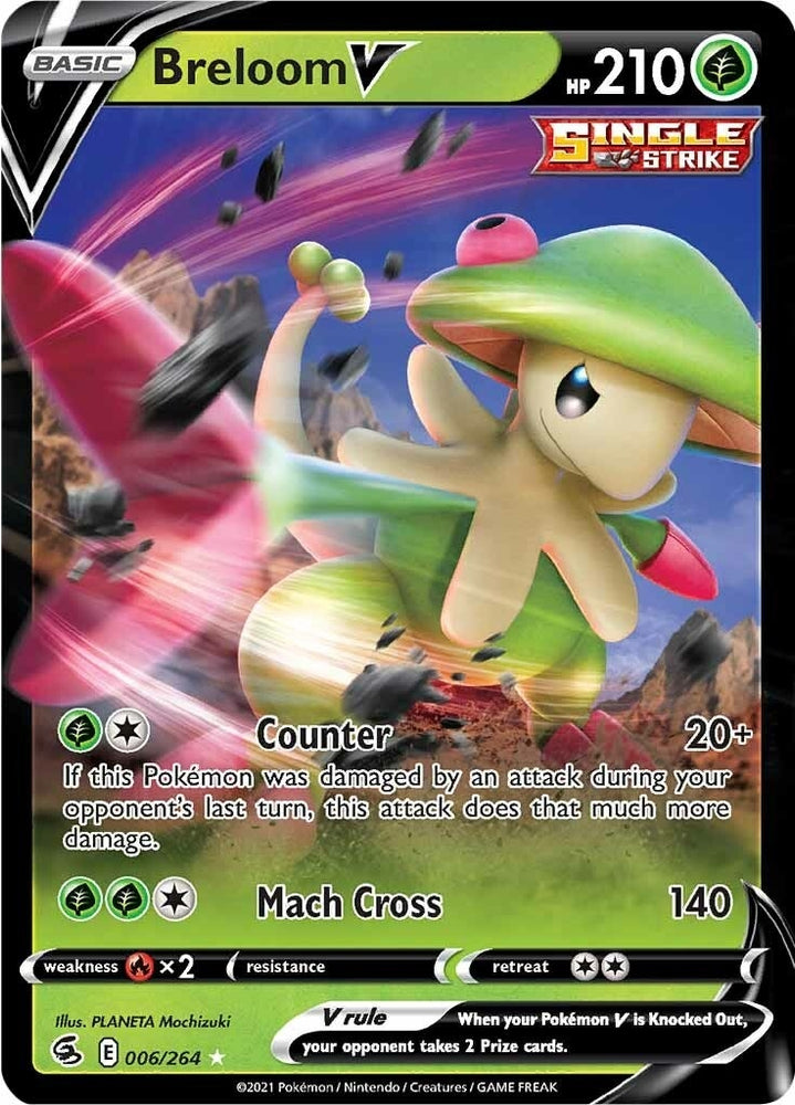 Image for Breloom V (006/264) [SWSH08: Fusion Strike]