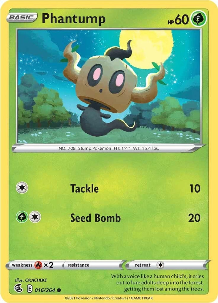 Image for Phantump (016/264) [SWSH08: Fusion Strike]