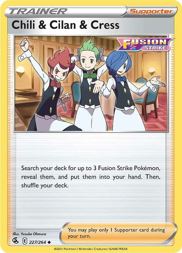 Image for Chili & Cilan & Cress (227/264) [SWSH08: Fusion Strike]