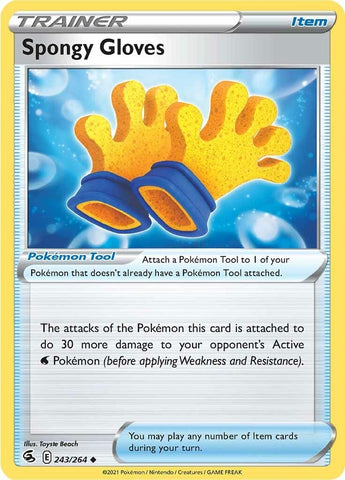 Image for Spongy Gloves (243/264) [SWSH08: Fusion Strike]