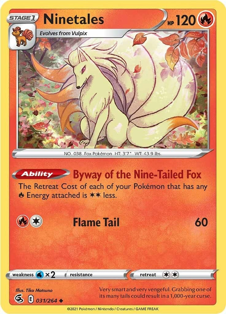 Image for Ninetales (31) (031/264) [SWSH08: Fusion Strike]