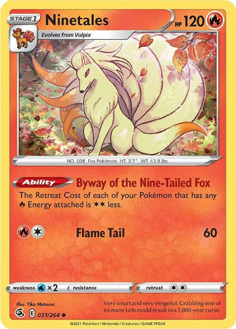 Image for Ninetales (31) (031/264) [SWSH08: Fusion Strike]