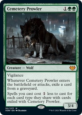 Image for Cemetery Prowler (191) [Innistrad: Crimson Vow]