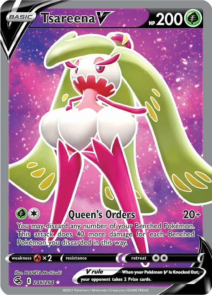 Image for Tsareena V (Full Art) (246/264) [SWSH08: Fusion Strike]