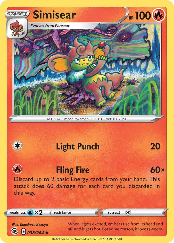 Image for Simisear (038/264) - Pokemon