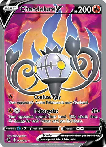 Image for Chandelure V (Full Art) (247/264) [SWSH08: Fusion Strike]