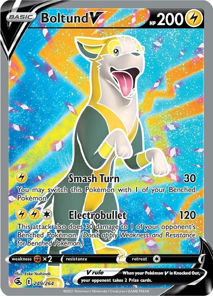 Image for Boltund V (Full Art) (249/264) [SWSH08: Fusion Strike]