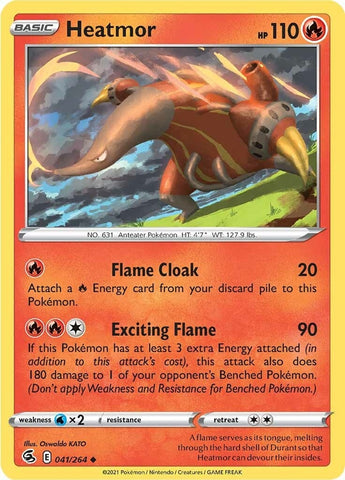 Image for Heatmor (041/264) [SWSH08: Fusion Strike]