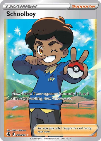 Image for Schoolboy (Full Art) (261/264) [SWSH08: Fusion Strike]