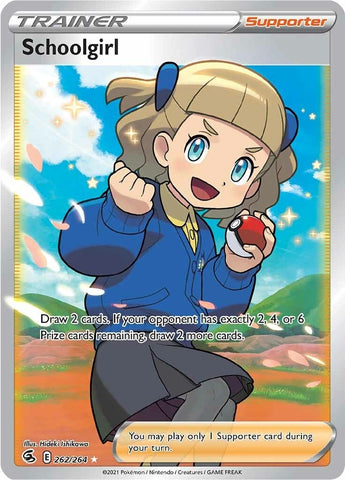 Image for Schoolgirl (Full Art) (262/264) [SWSH08: Fusion Strike]