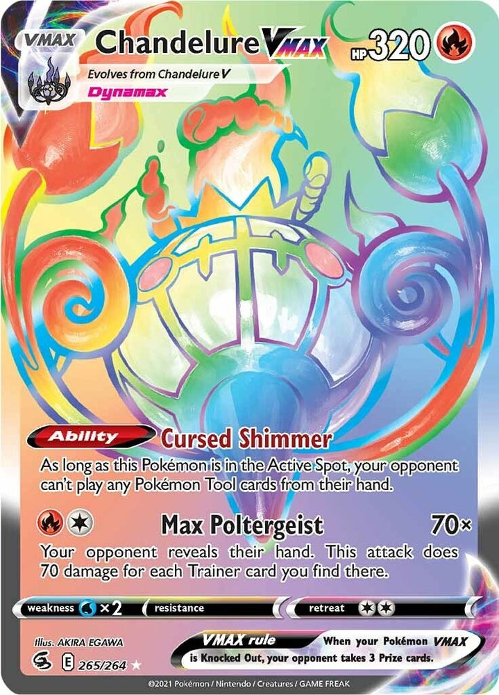 Image for Chandelure VMAX (Secret) (265/264) [SWSH08: Fusion Strike]