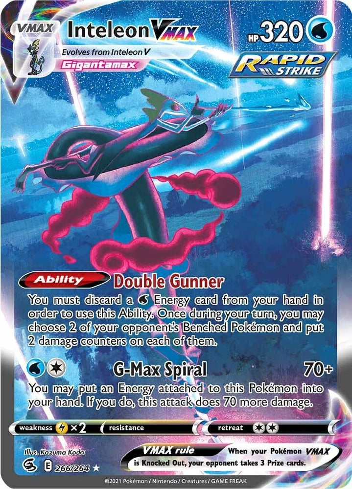 Image for Inteleon VMAX (Alternate Art Secret) (266/264) [SWSH08: Fusion Strike]