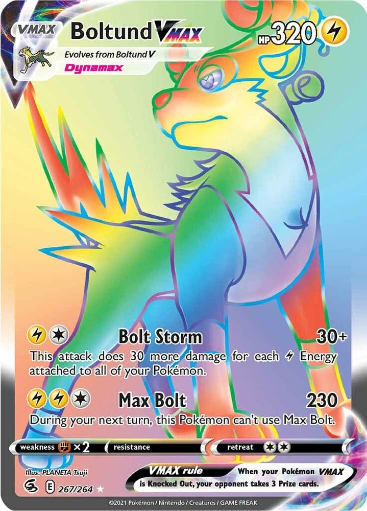 Image for Boltund VMAX (Secret) (267/264) [SWSH08: Fusion Strike]