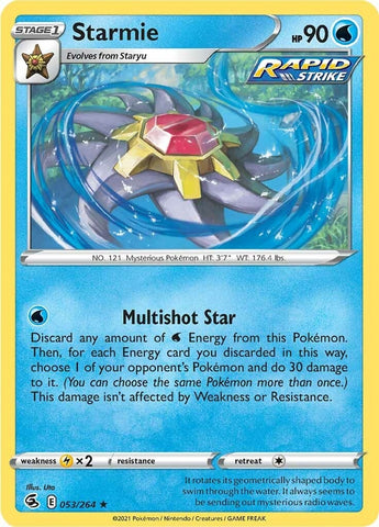 Image for Starmie (053/264) [SWSH08: Fusion Strike]