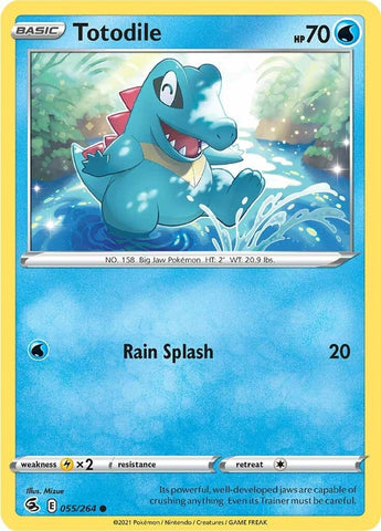 Image for Totodile (055/264) [SWSH08: Fusion Strike]