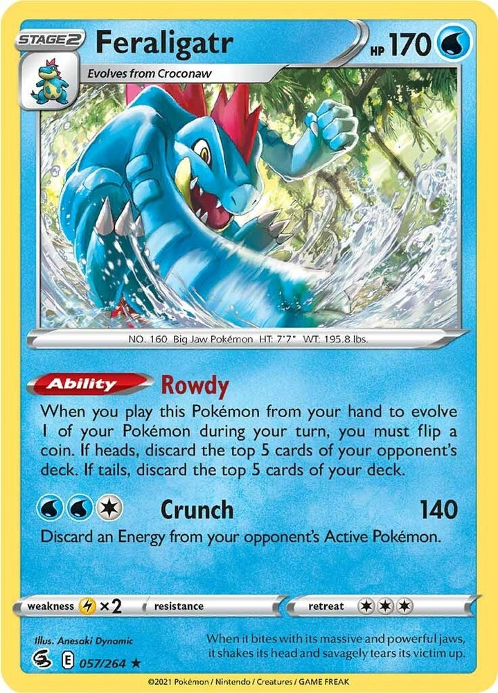 Image for Feraligatr (057/264) [SWSH08: Fusion Strike]