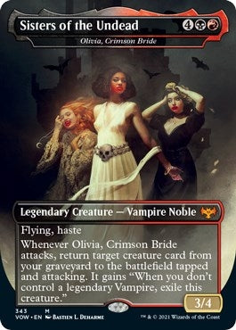 Image for Sisters of the Undead - Olivia, Crimson Bride (343) [Innistrad: Crimson Vow]