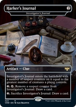 Image for Harker's Journal - Investigator's Journal (345) [Innistrad: Crimson Vow]