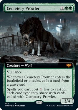 Image for Cemetery Prowler (Extended Art) (385) [Innistrad: Crimson Vow]